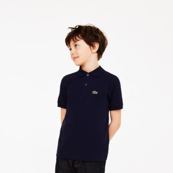 Lacoste Petit Piqué Polo Dětské - Polo Tmavě Blankyt Blankyt | CZ-D4RHR5